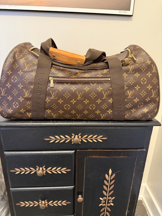 Louis Vuitton Handbags - Louis Vuitton Monogram Canvas Carry All  Travel Duffel in Brown & Tan